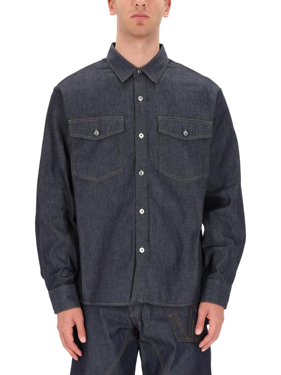Jw Anderson Men Denim Shirt J.W. ANDERSON