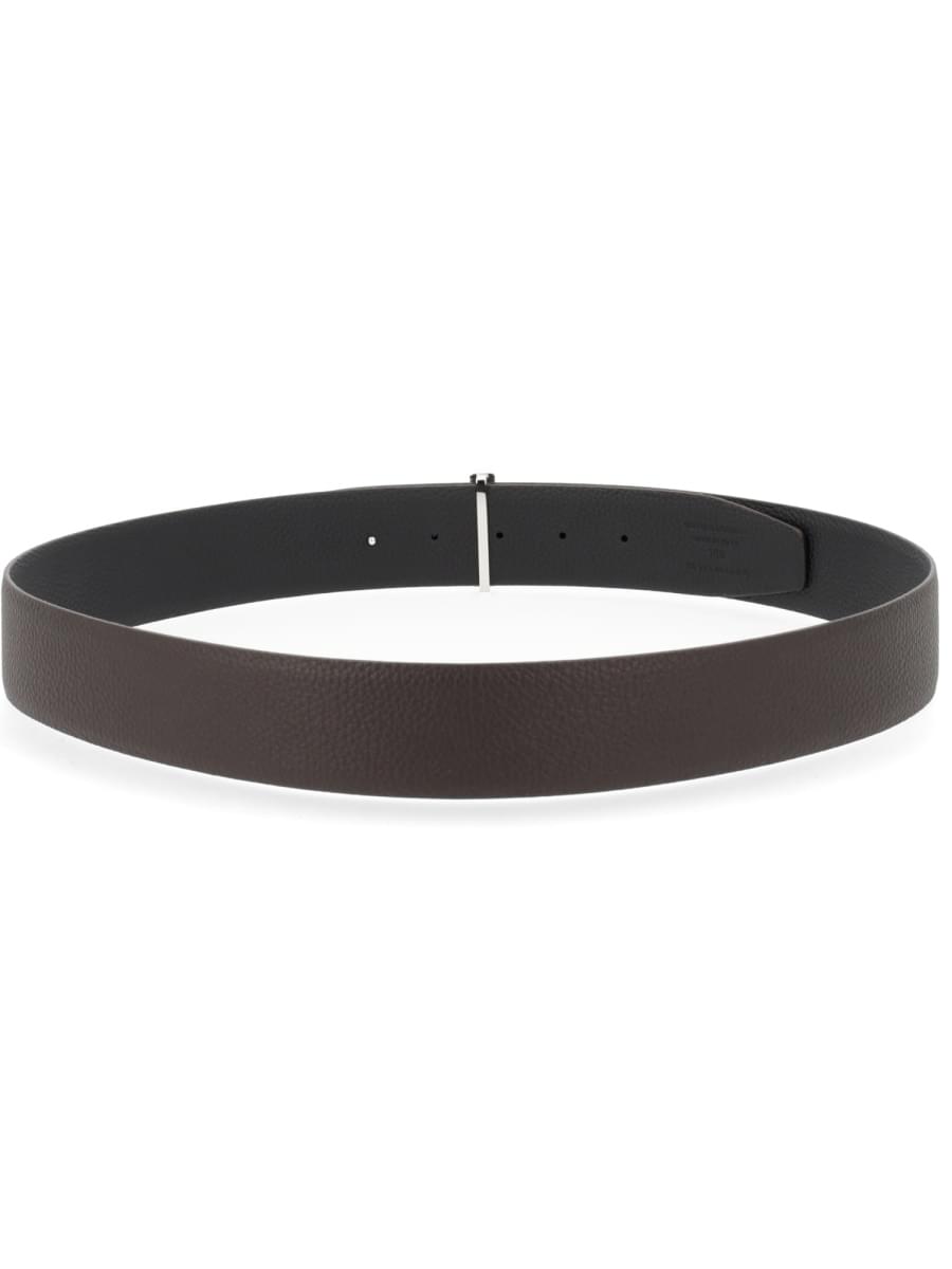 Tom Ford Men Cintura Con Fibbia "T" TOM FORD
