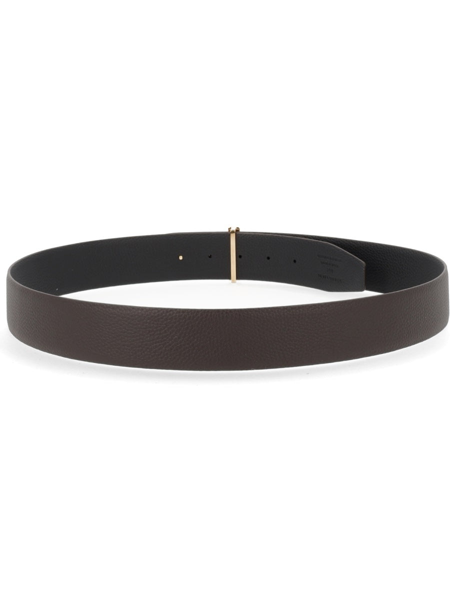 Tom Ford Men Cintura Con Fibbia "T" TOM FORD