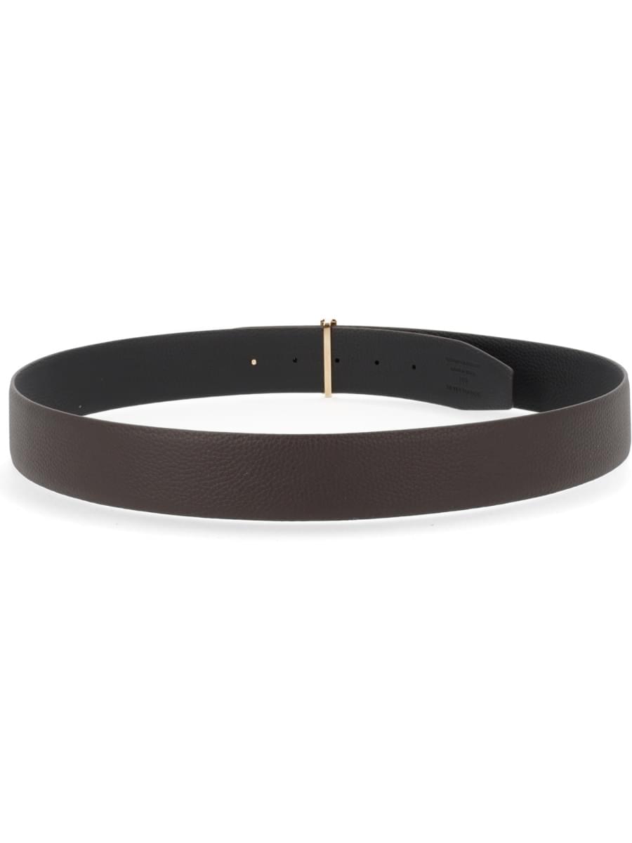 Tom Ford Men Cintura Con Fibbia "T" TOM FORD