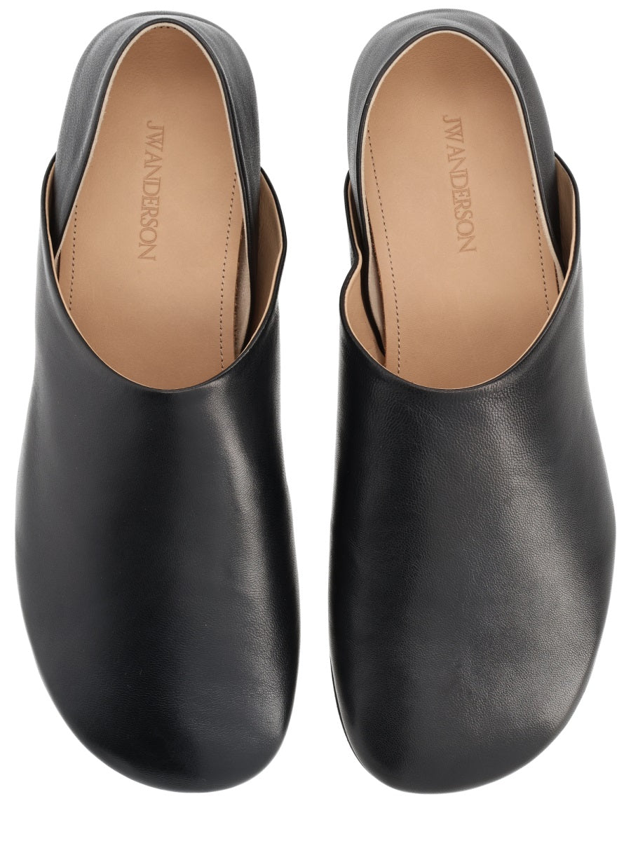 Jw Anderson Men Leather Slipper Shoe J.W. ANDERSON