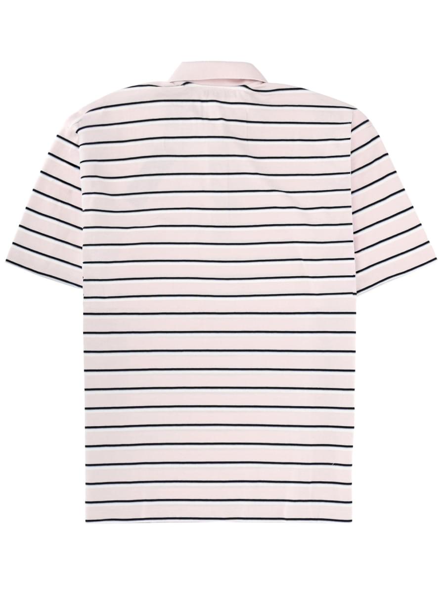 Rotate Women Striped Polo Shirt With Logo ROTATE