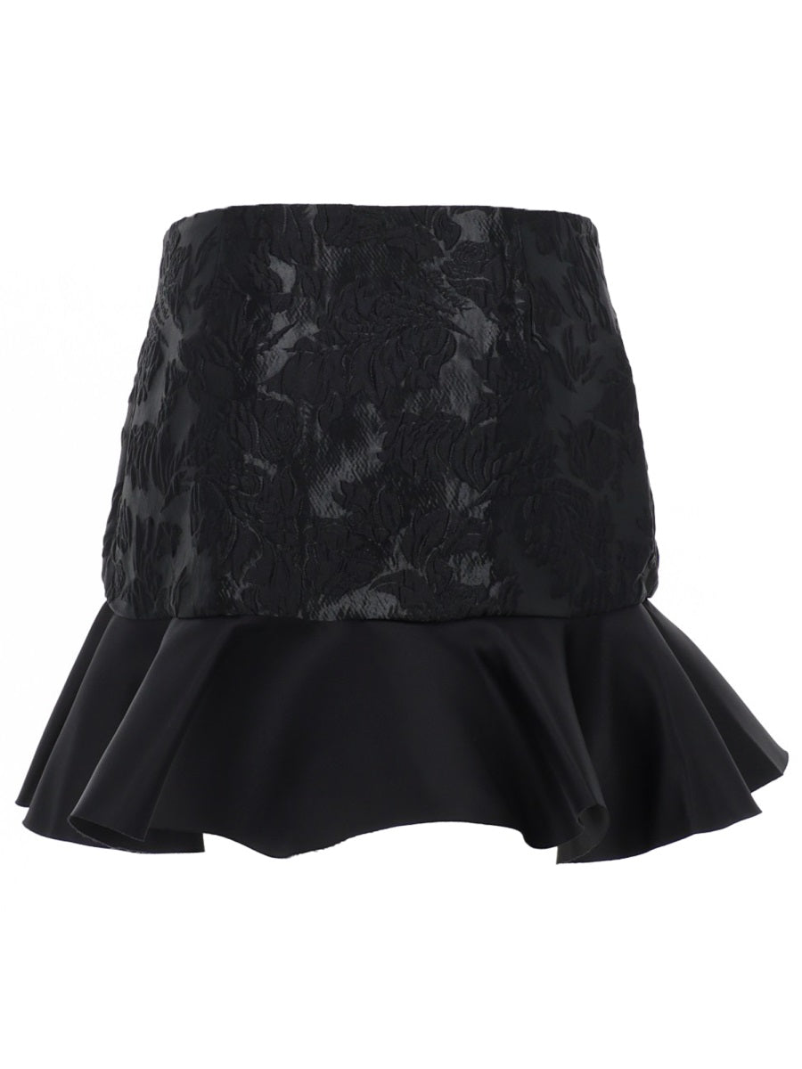 Ganni Women Satin Miniskirt GANNI