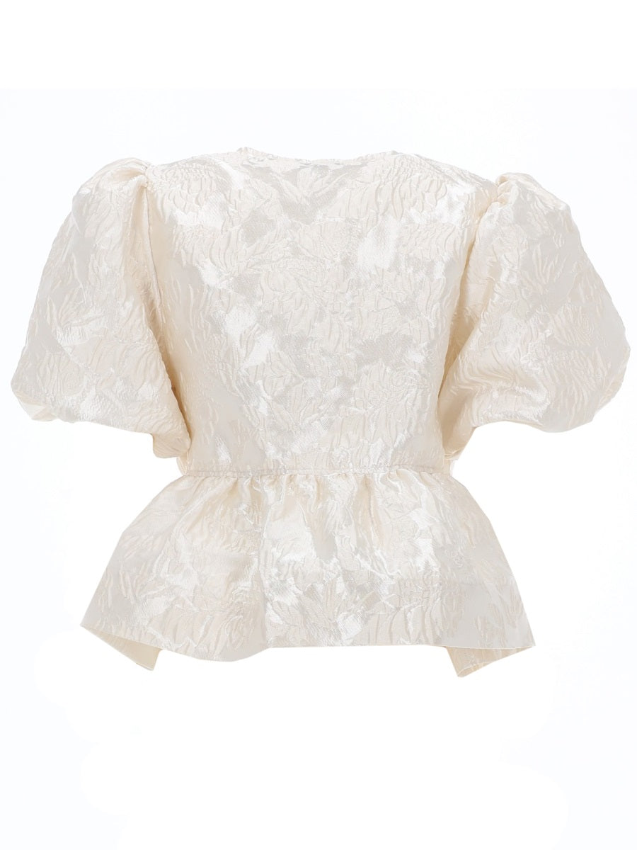 Ganni Women Top "Peplum" GANNI
