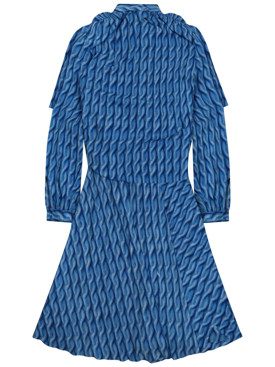 Balenciaga Women Midi Dress With Print BALENCIAGA