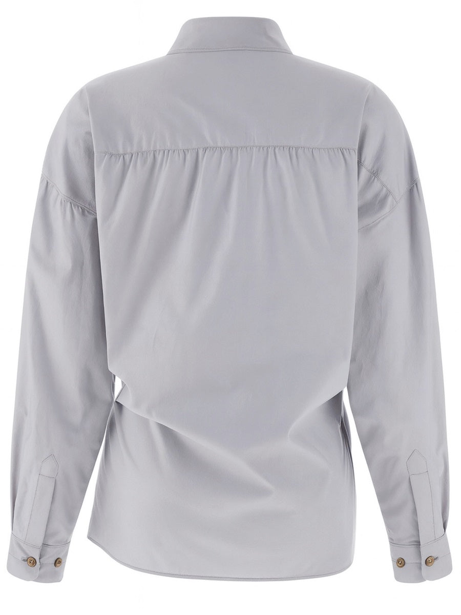 Lemaire Women "Straight Collar Twisted" Shirt LEMAIRE