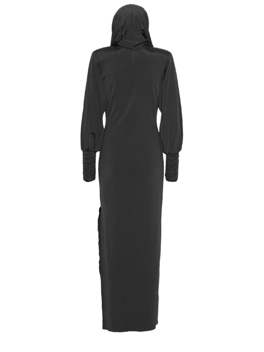 Rotate Women Long Dress With Hood ROTATE