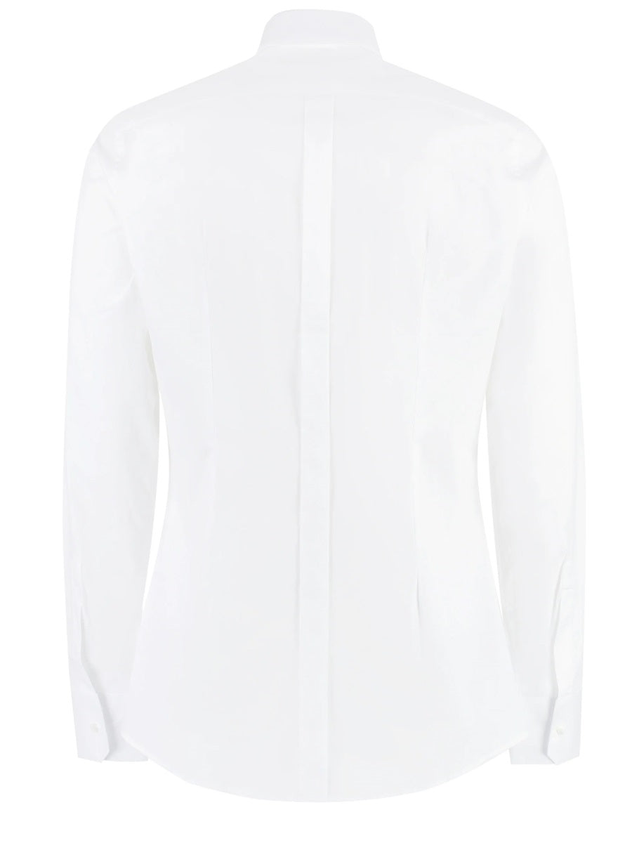 Dolce & Gabbana Men Gold Fit Cotton Shirt DOLCE & GABBANA