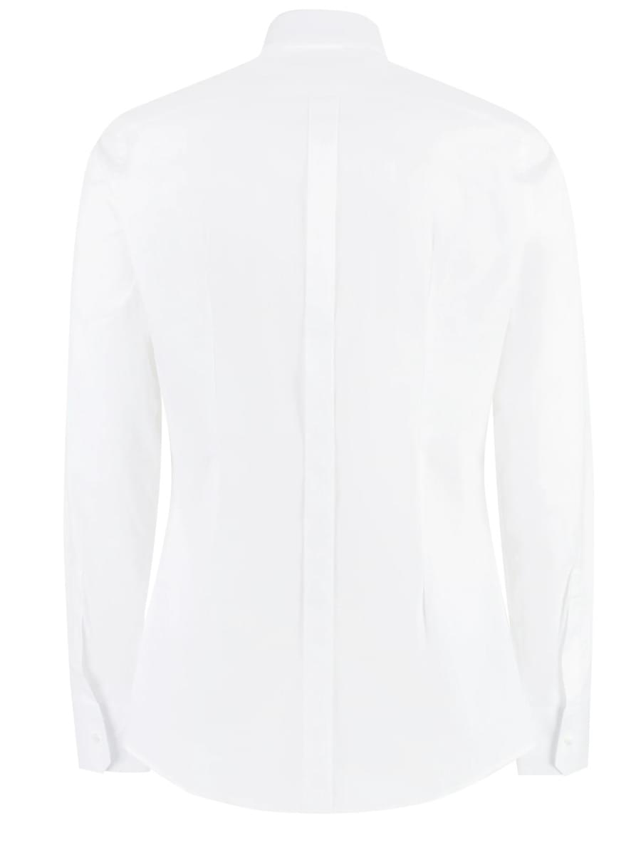 Dolce & Gabbana Men Gold Fit Cotton Shirt DOLCE & GABBANA