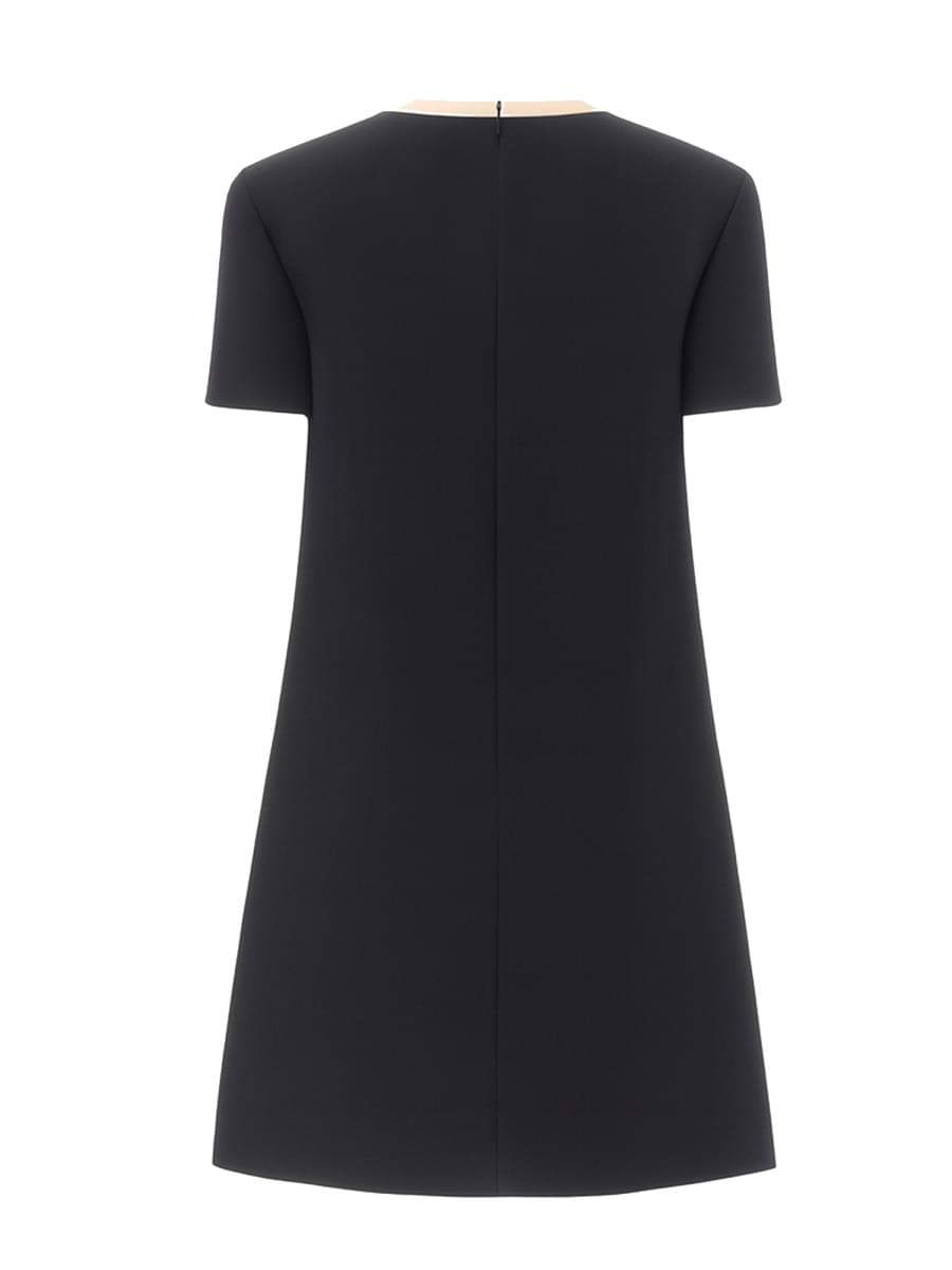 Valentino Women Wool And Silk Mini Dress VALENTINO