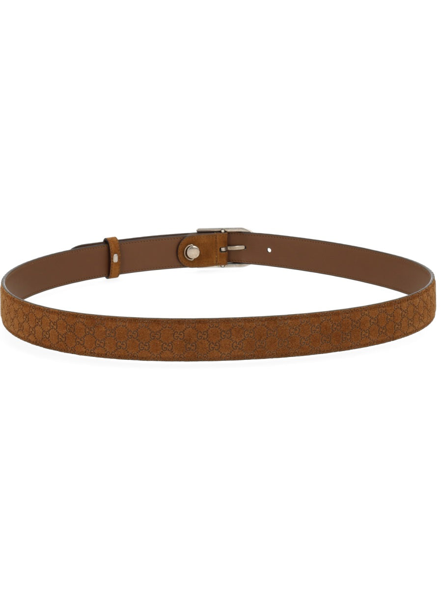 Gucci Men Reversible Leather Belt GUCCI