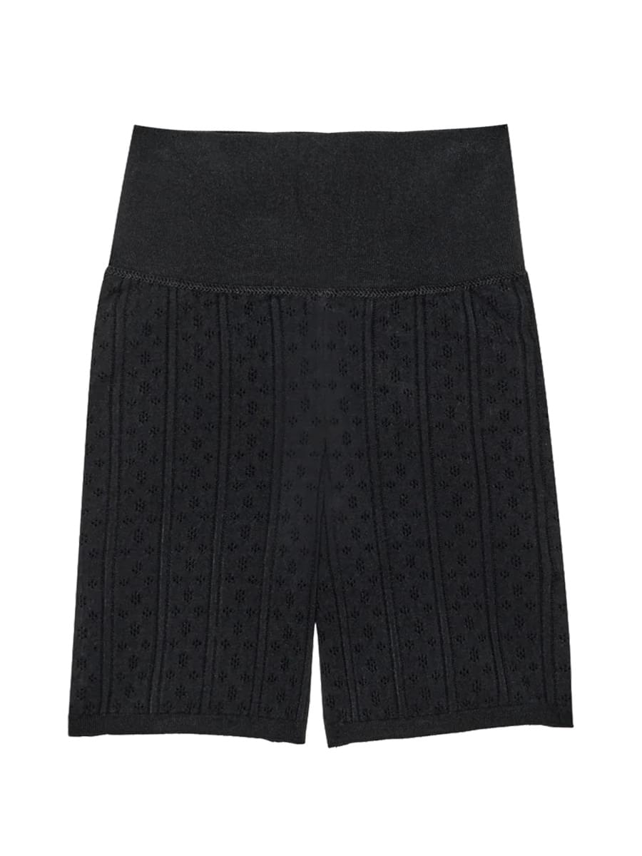 Jw Anderson Women Perforated Knit Shorts J.W. ANDERSON