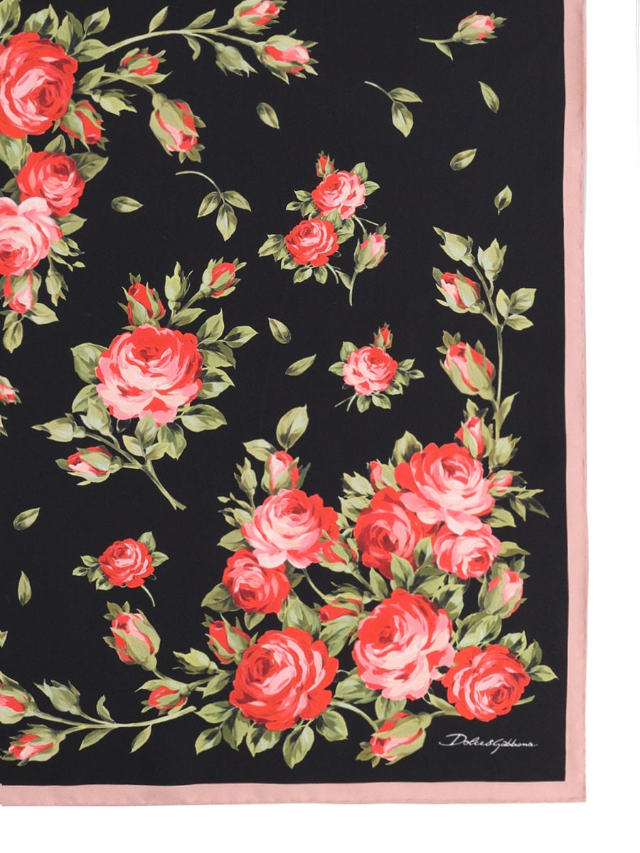 Dolce & Gabbana Women Silk Scarf DOLCE & GABBANA