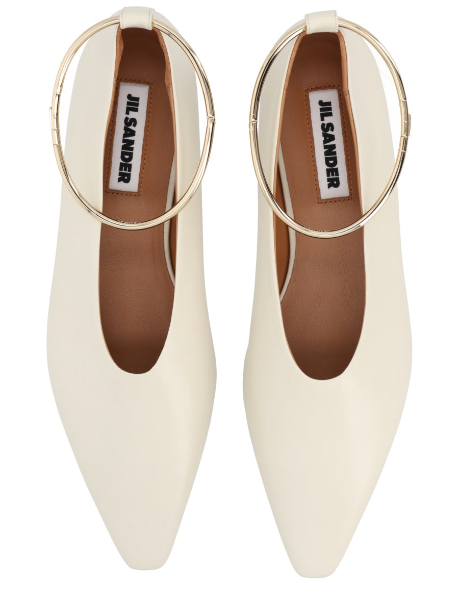 Jil Sander Women Ballerina With Anklet JIL SANDER