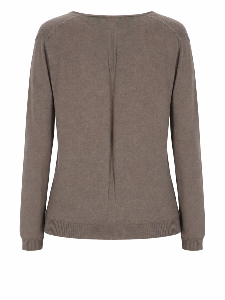Rick Owens Women "Extreme V Neck" Jersey RICK OWENS