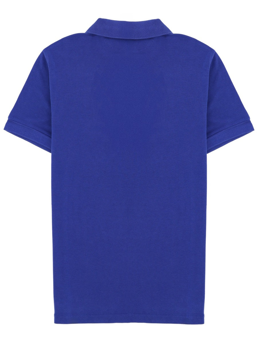 Tom Ford Men Lyocell And Cotton Polo Shirt TOM FORD