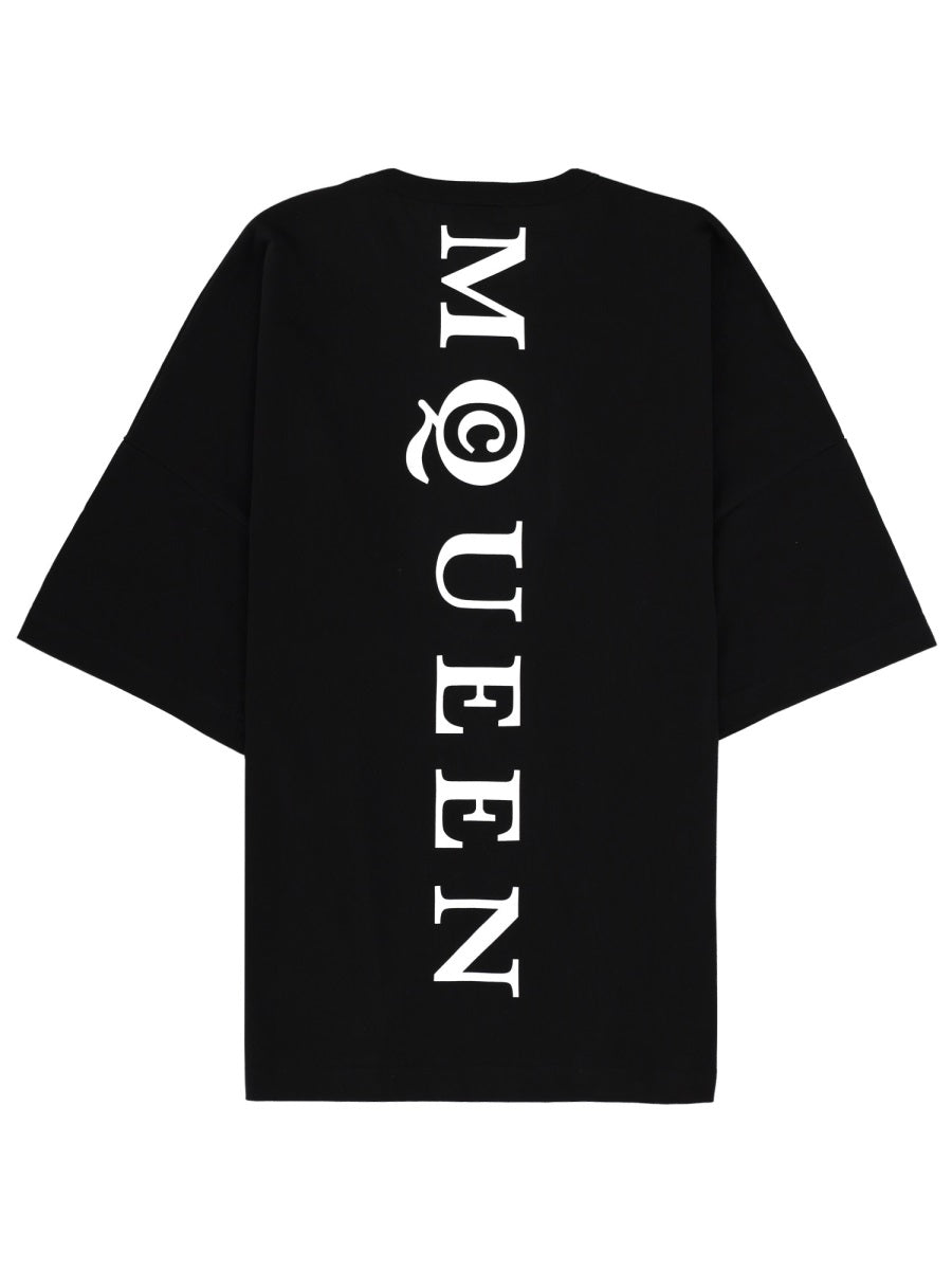 Alexander Mcqueen Men T-Shirt With Logo ALEXANDER MCQUEEN