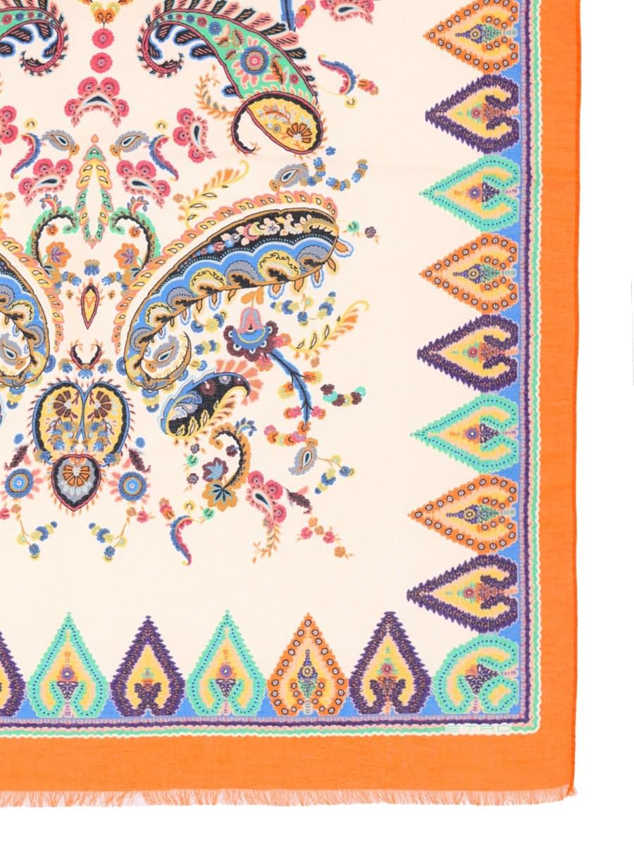 Etro Women Etro Women Scarf With Floral Paisley Pattern ETRO