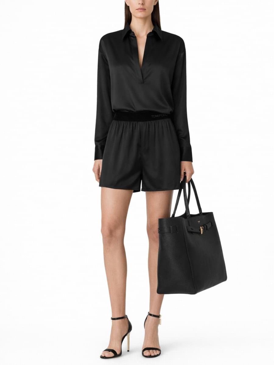 Tom Ford Women Silk Pajama Shorts TOM FORD