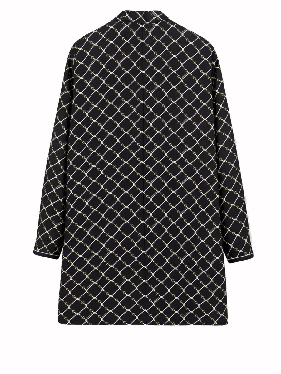 Gucci Women Printed Silk Twill Dress GUCCI