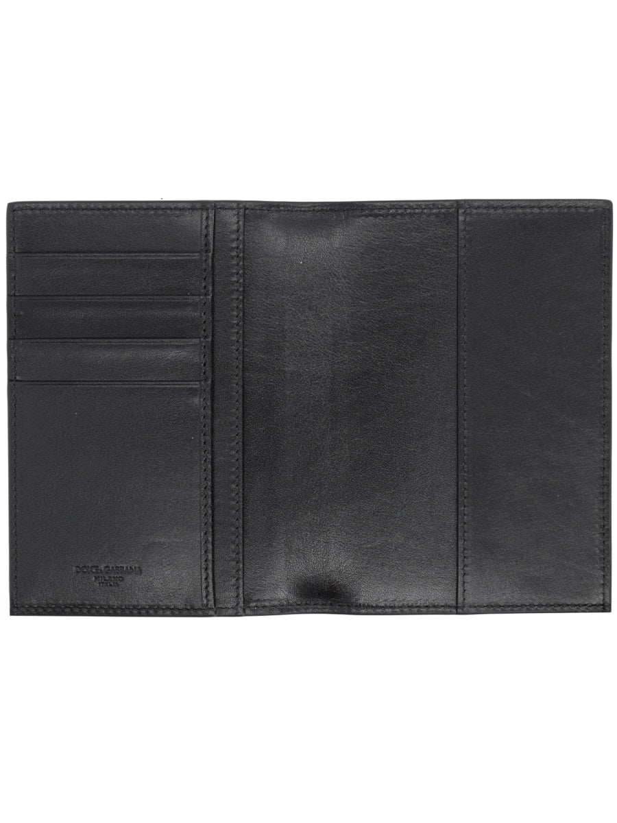 Dolce & Gabbana Men Passport Holder "Storm" DOLCE & GABBANA