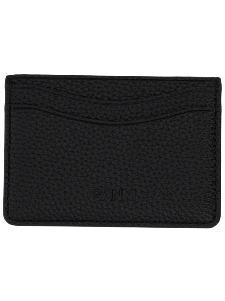 Ganni Women Ganni Women Card Holder With Logo GANNI
