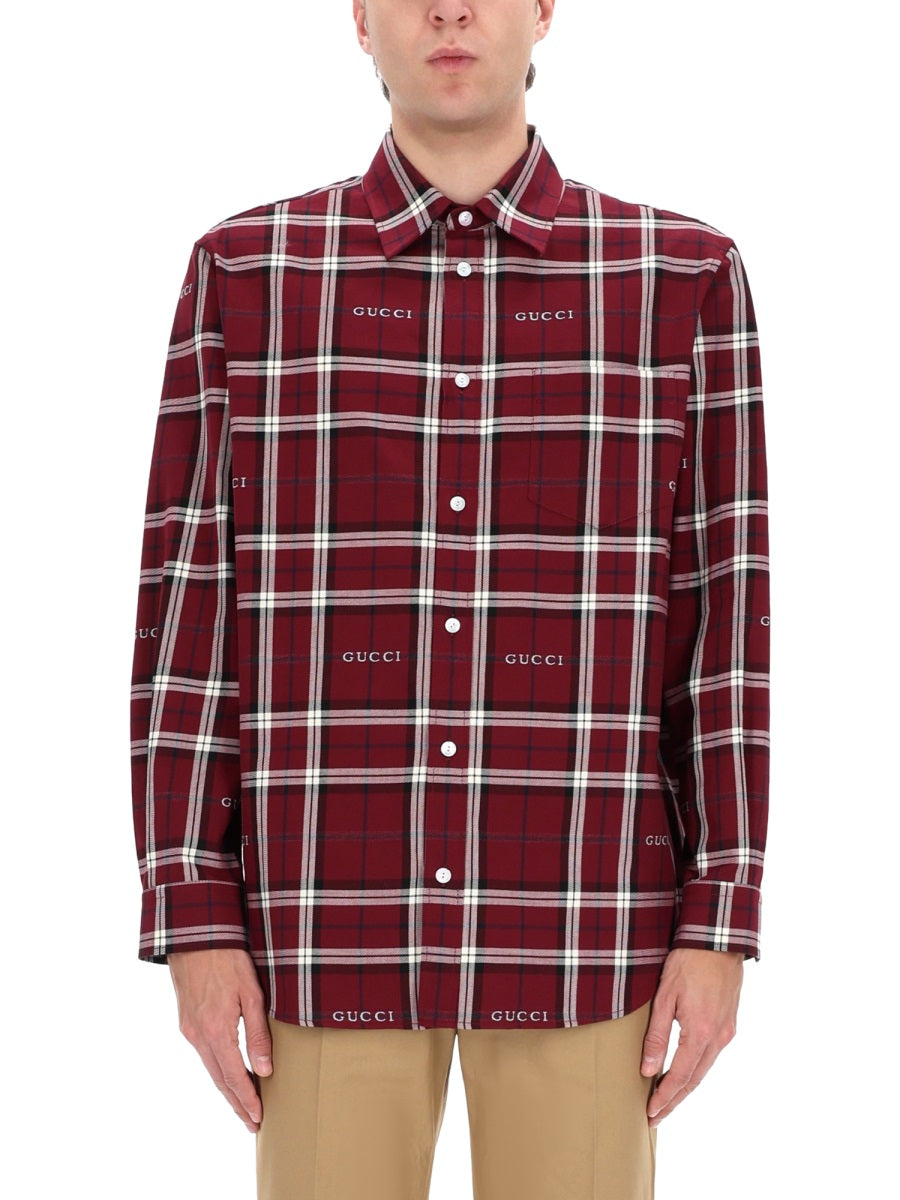 Gucci Men Shirt With Logo GUCCI