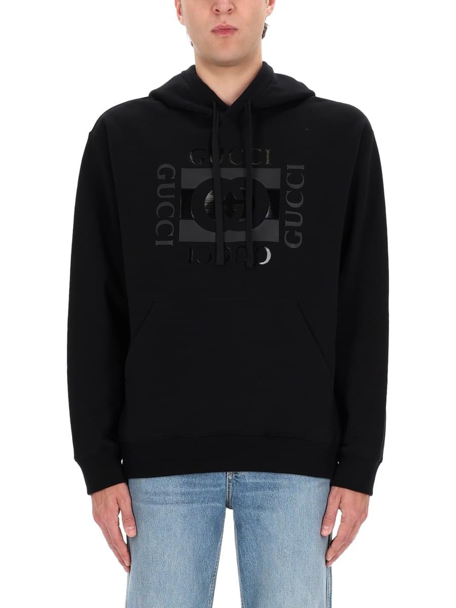 Gucci Men Sweatshirt With Logo Print GUCCI