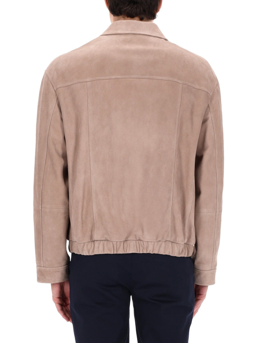 Brunello Cucinelli Men Suede Jacket BRUNELLO CUCINELLI