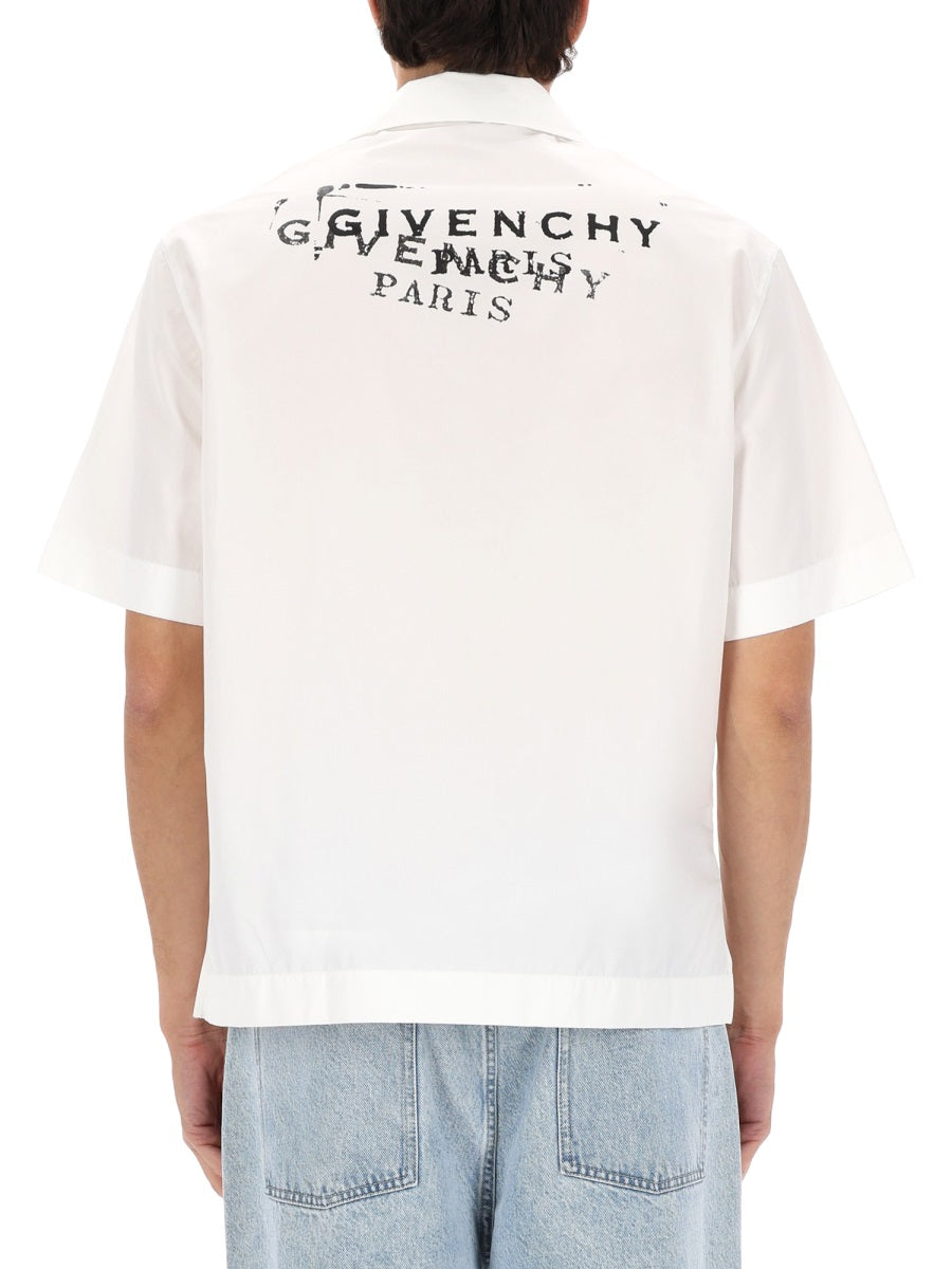 Givenchy Men Logo Print Shirt GIVENCHY
