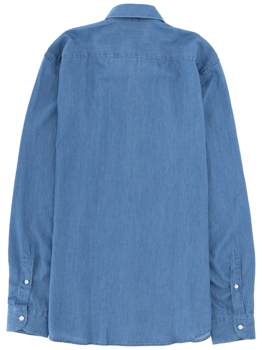 Fay Men Denim Shirt
