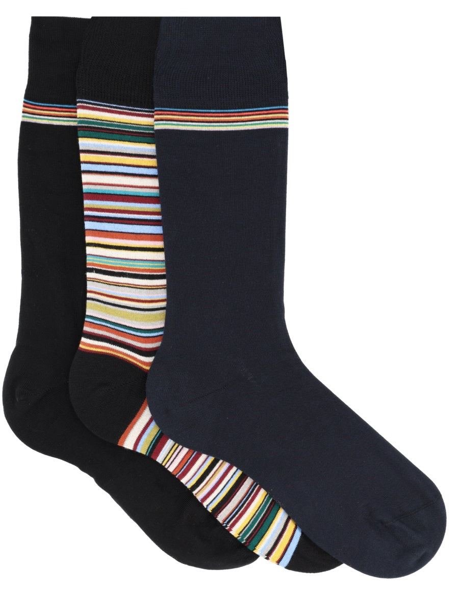 Paul Smith Men 3-Pack Socks With Logo