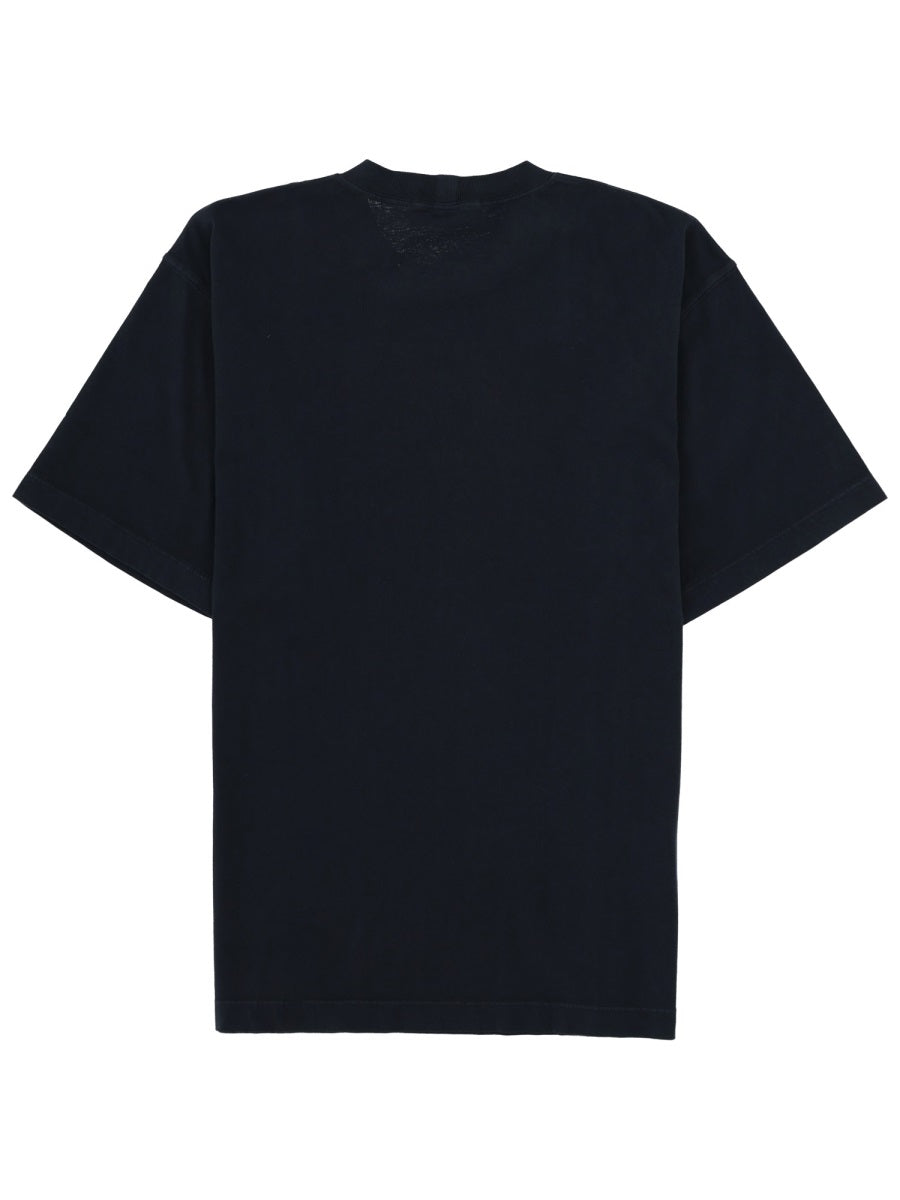 Stone Island Men T-Shirt With Logo Patch STONE ISLAND
