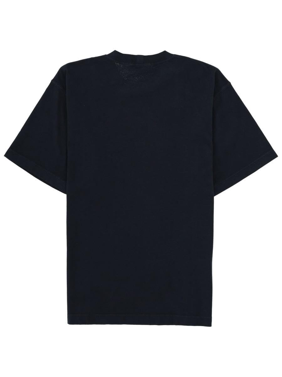Stone Island Men T-Shirt With Logo Patch STONE ISLAND