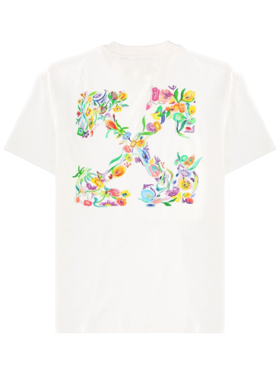Off-White Women T-Shirt With Logo OFF-WHITE