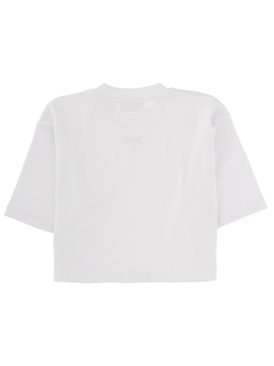 Off-White Women Cropped T-Shirt With Logo