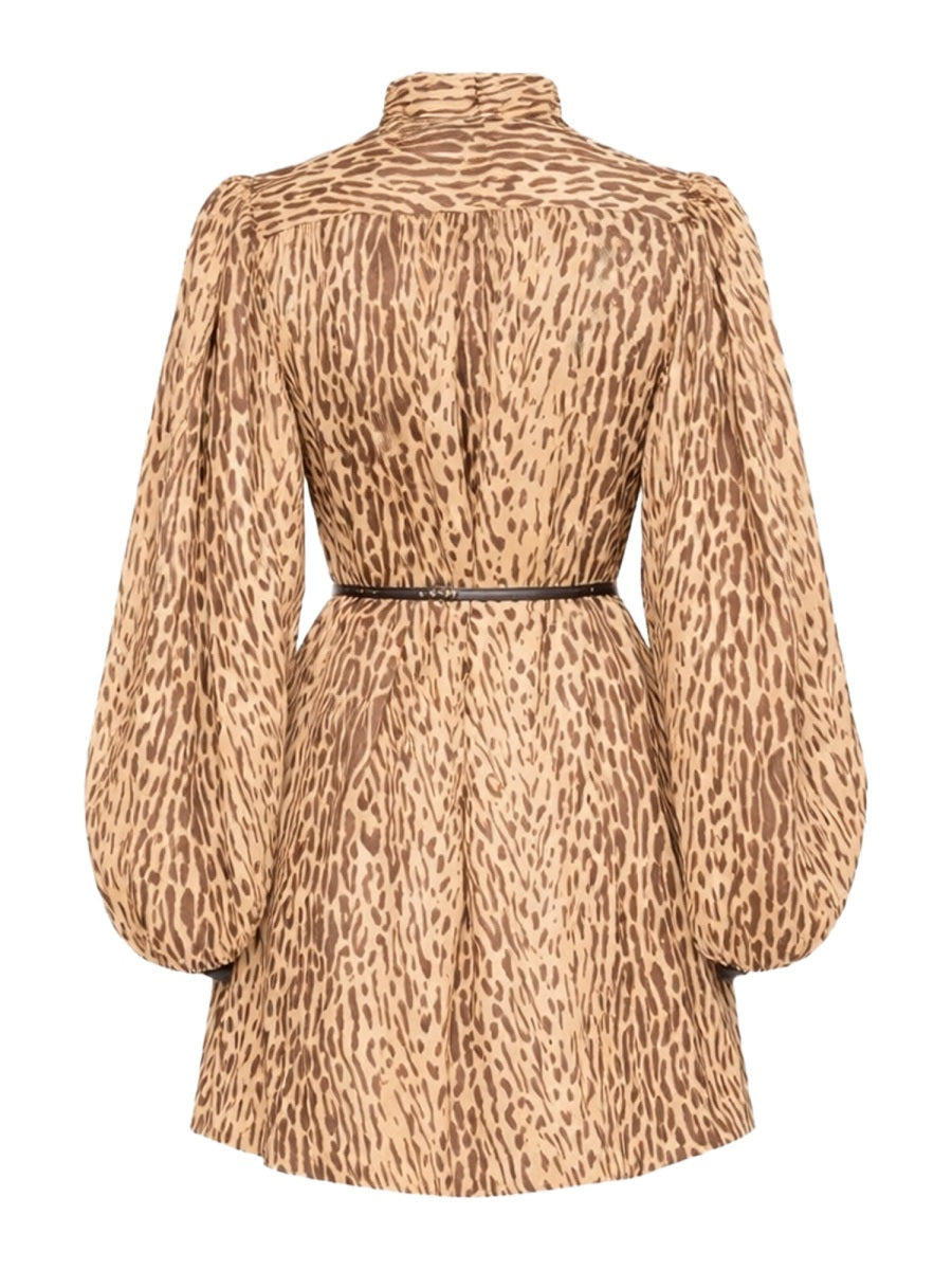 Zimmermann Women Animal Print Mini Dress