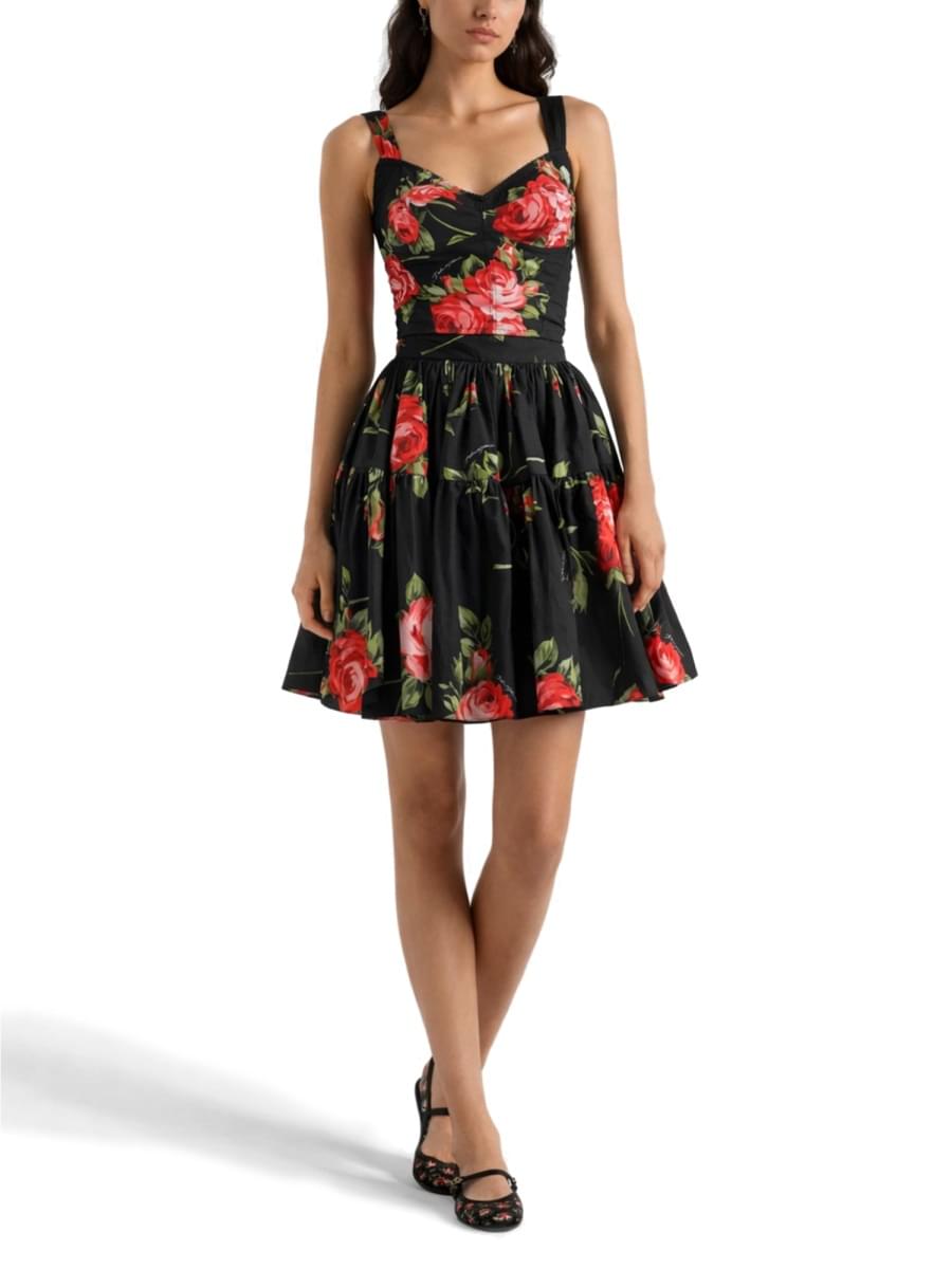Dolce & Gabbana Women Miniskirt With "Bouquet" Print DOLCE & GABBANA