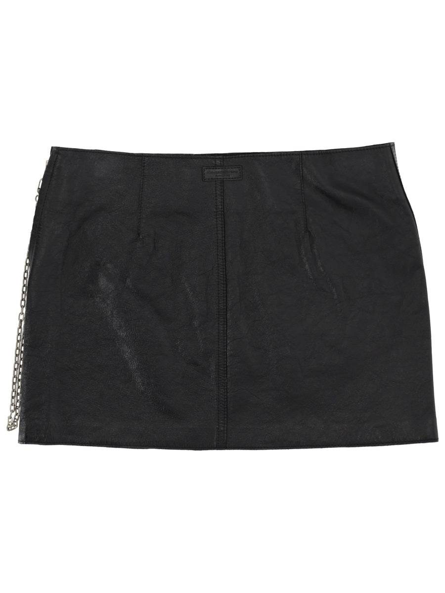 Alexander Wang Women Leather Miniskirt ALEXANDER WANG