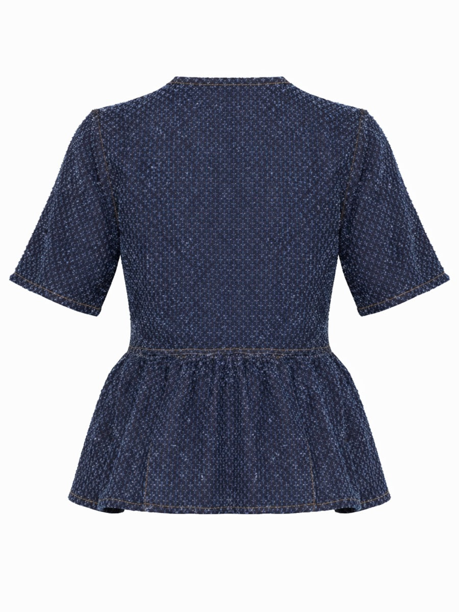 Ganni Women Blusa "Peplum" GANNI