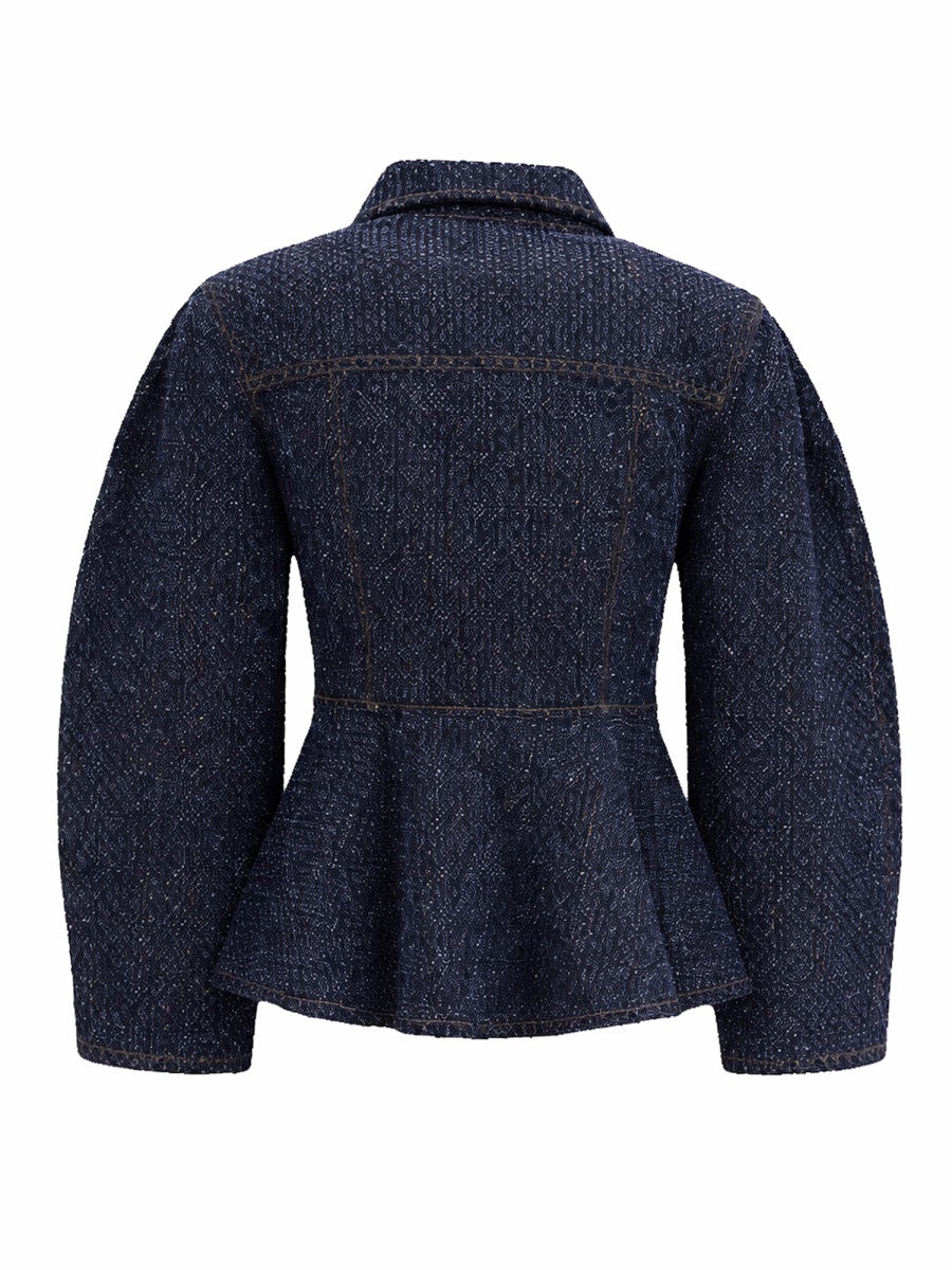 Ganni Women "Peplum" Jacket GANNI