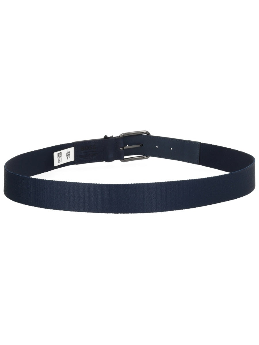 Boss Men "Boss X Aston Martin" Leather Belt BOSS