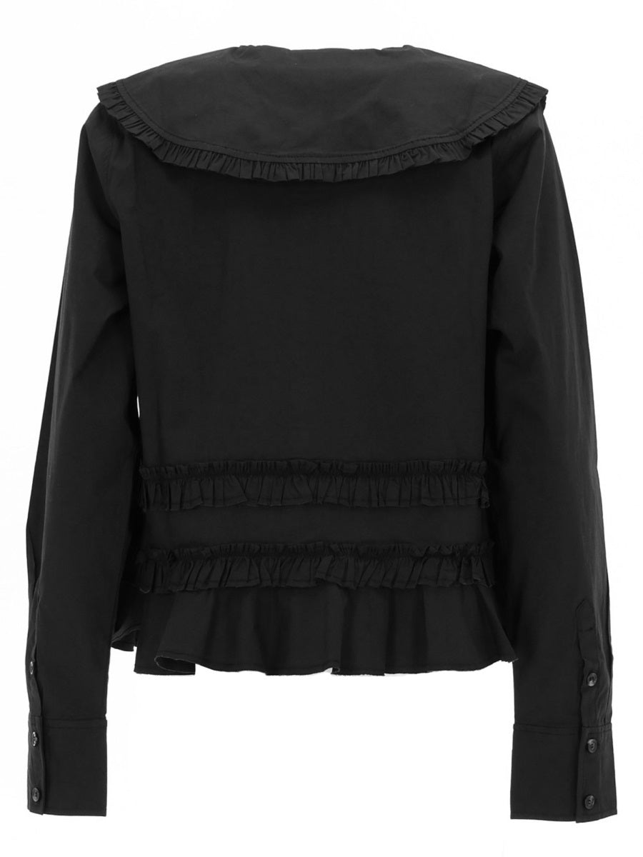 Ganni Women Ruffle Shirt GANNI