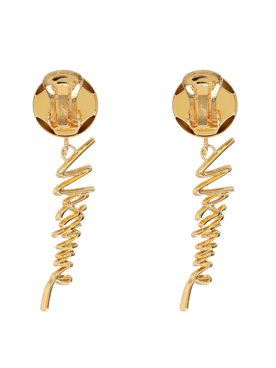 Moschino Women Logo Earrings MOSCHINO