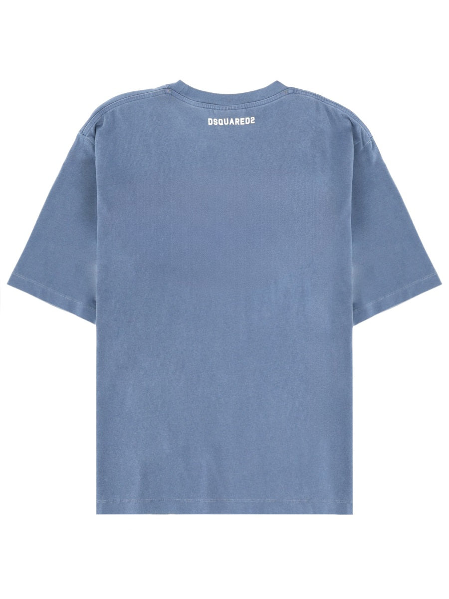 Dsquared Men T-Shirt With Embroidery DSQUARED2