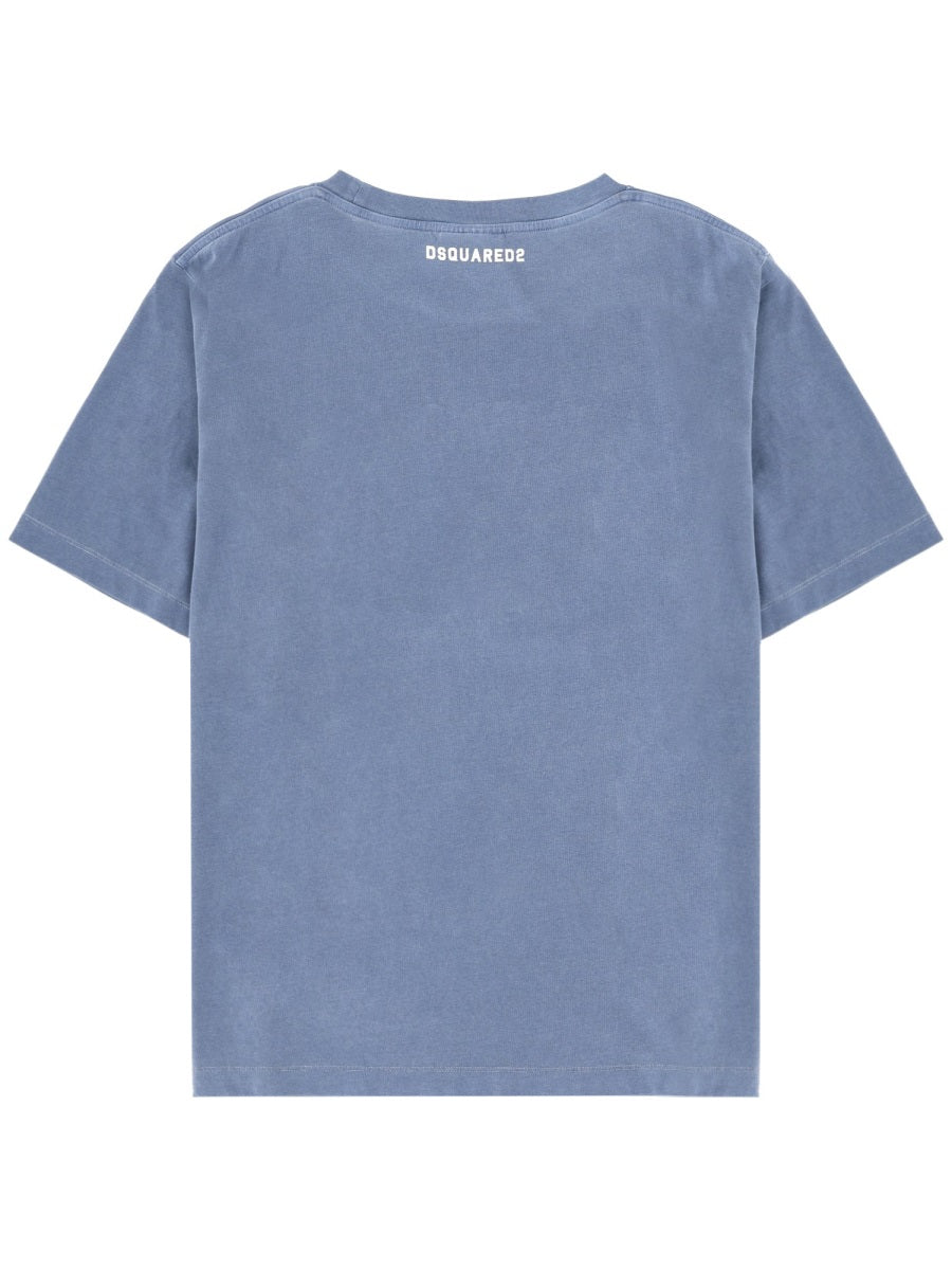 Dsquared2 Men T-Shirt With Embroidery DSQUARED2