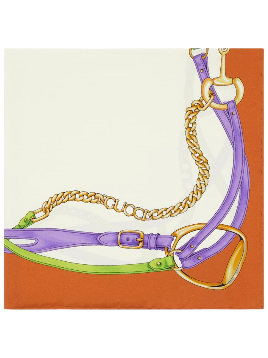 Gucci Women Printed Silk Yoke GUCCI