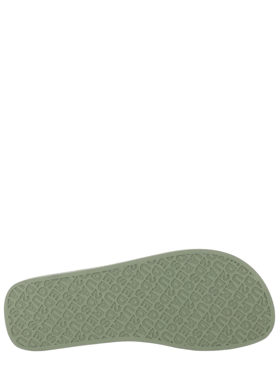 Dsquared Men Flip Plop Slipper With Logo DSQUARED2