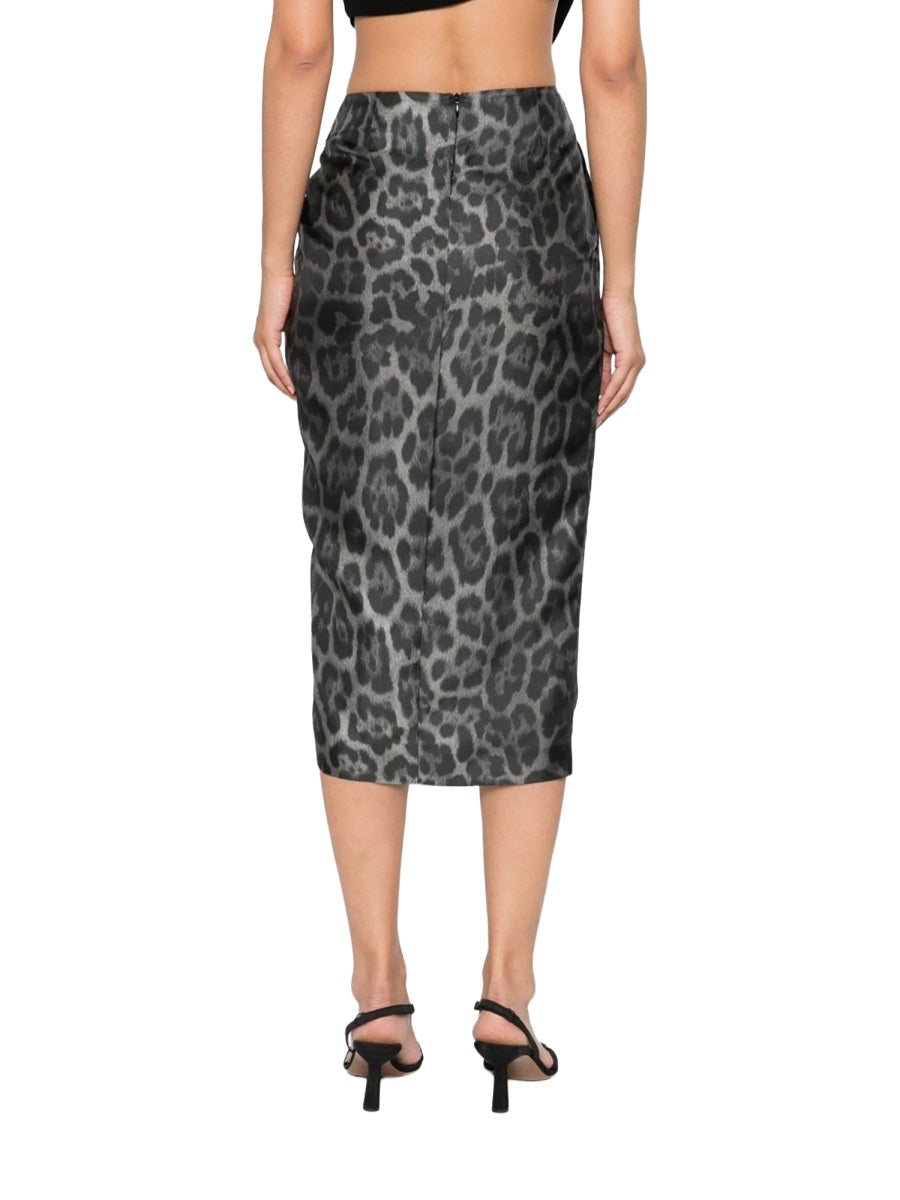 Stella Mccartney Women Silk Midi Skirt STELLA MCCARTNEY