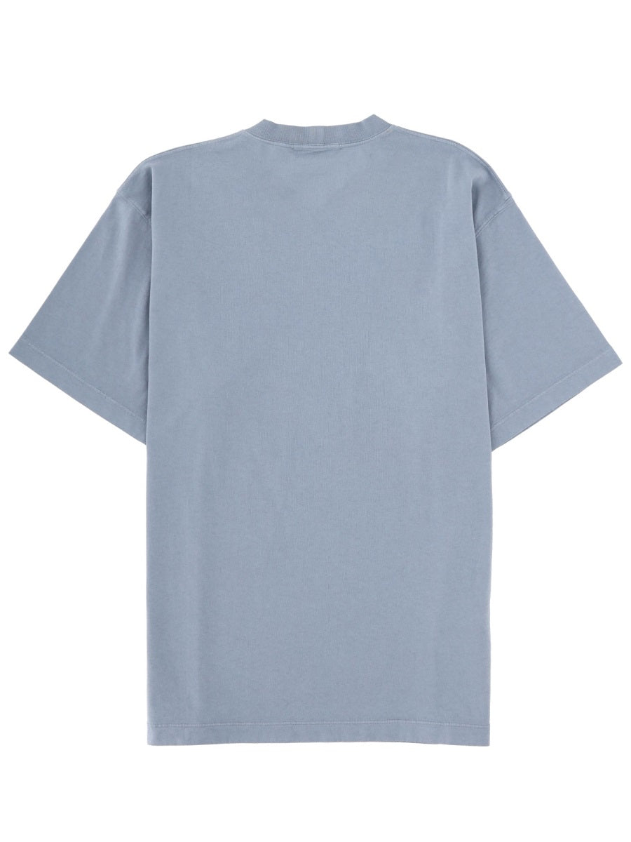 Stone Island Men T-Shirt With Logo Patch